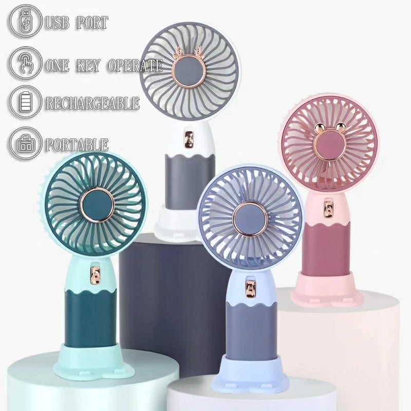 Rechargeable Handheld Portable Mini Fan