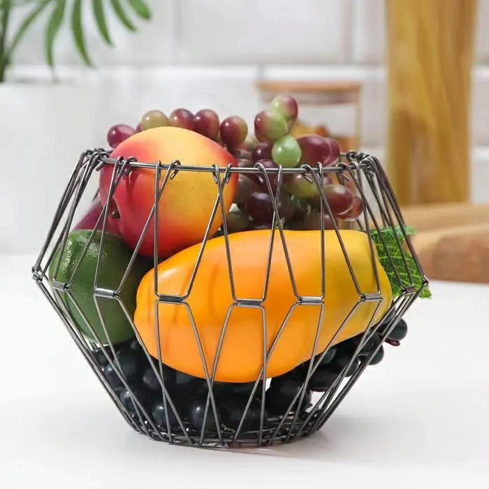 Metallic Bug Fruit Basket