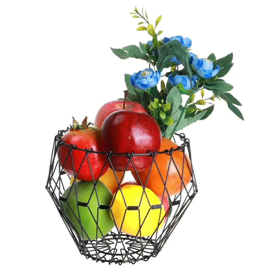 Metallic Bug Fruit Basket