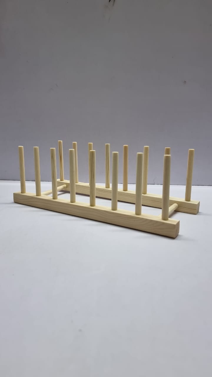 Bamboo plate holder