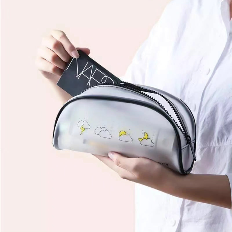 Women 4pc Set Transparent Cosmetic Bag