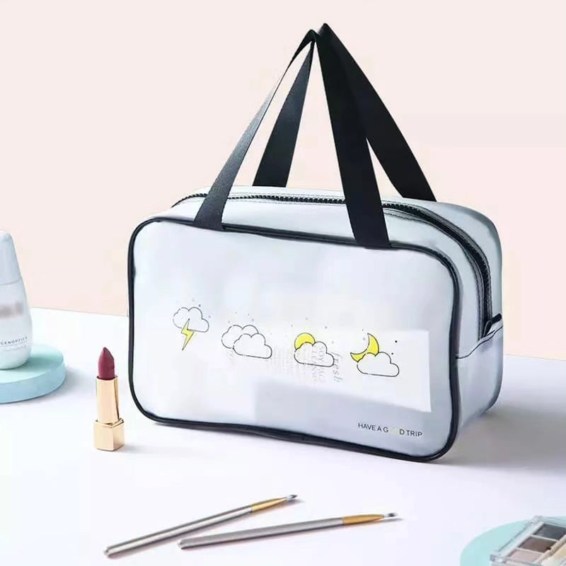 Women 4pc Set Transparent Cosmetic Bag