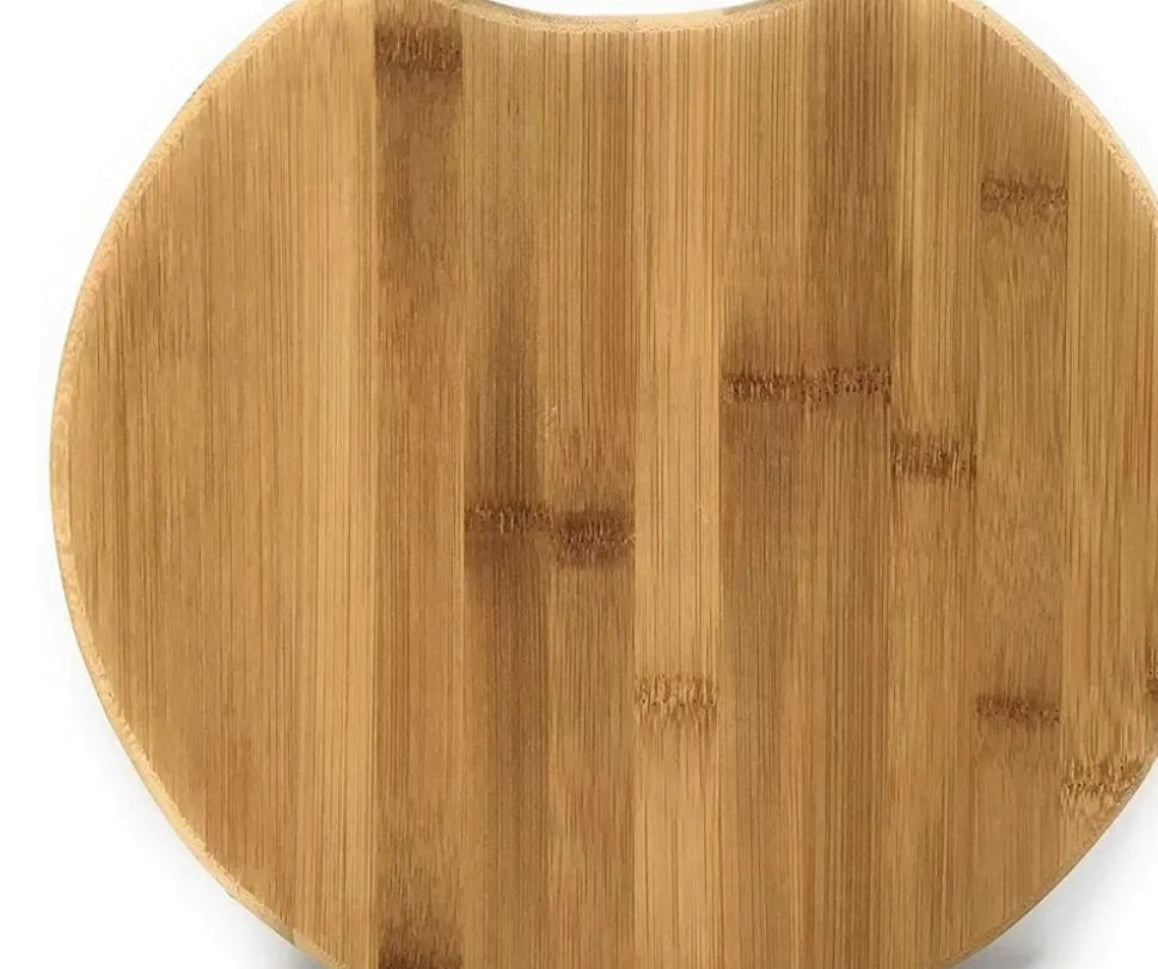 Wooden round chopping board