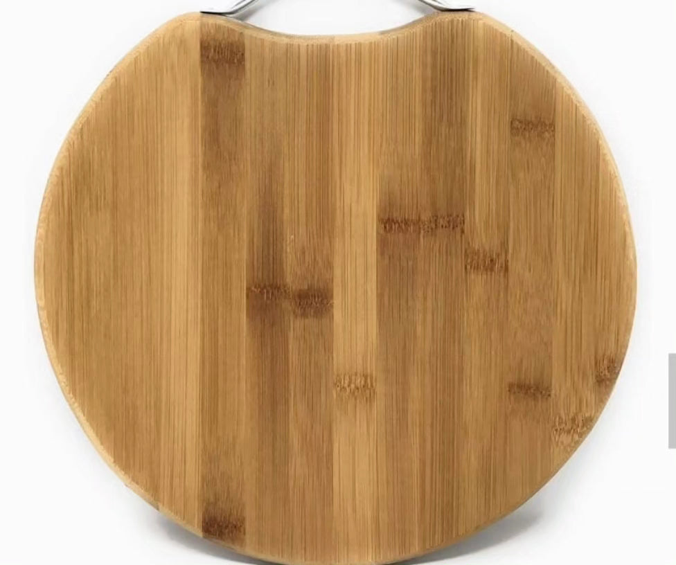 Wooden round chopping board