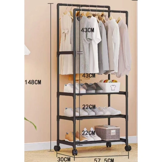 Rolling garment rack /clothing rack