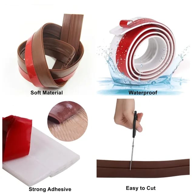 Waterproof Adhesive Silicone Under Door Sealing Strip