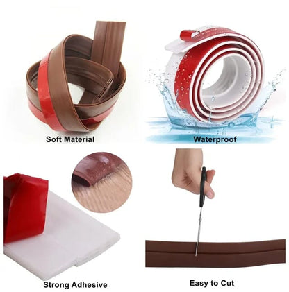 Waterproof Adhesive Silicone Under Door Sealing Strip