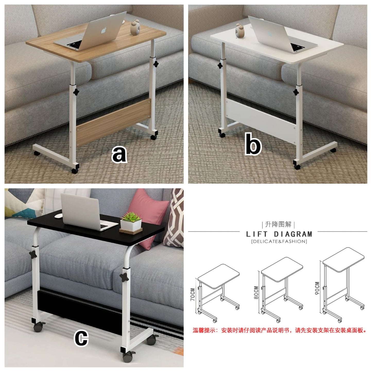 Adjustable laptop stand