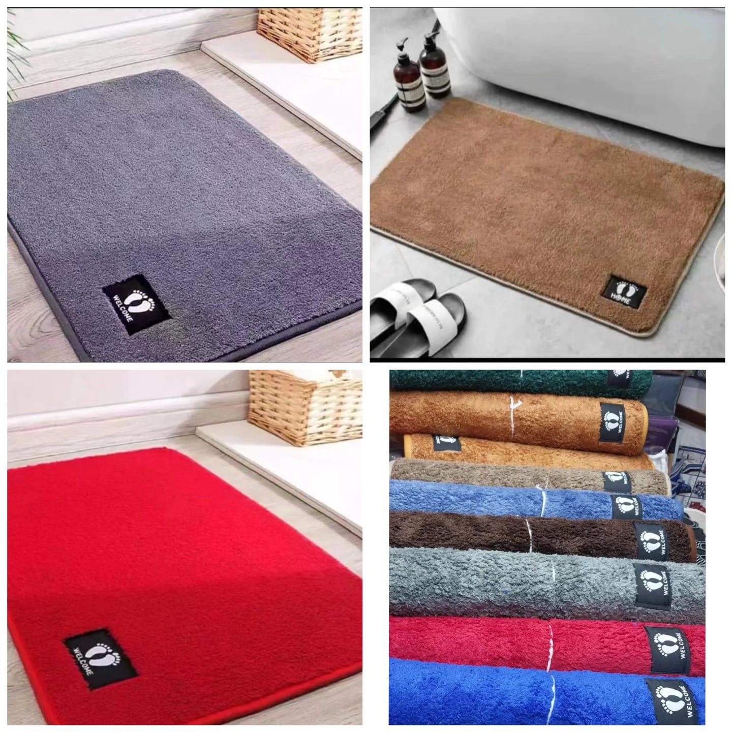 Absorbent door mats