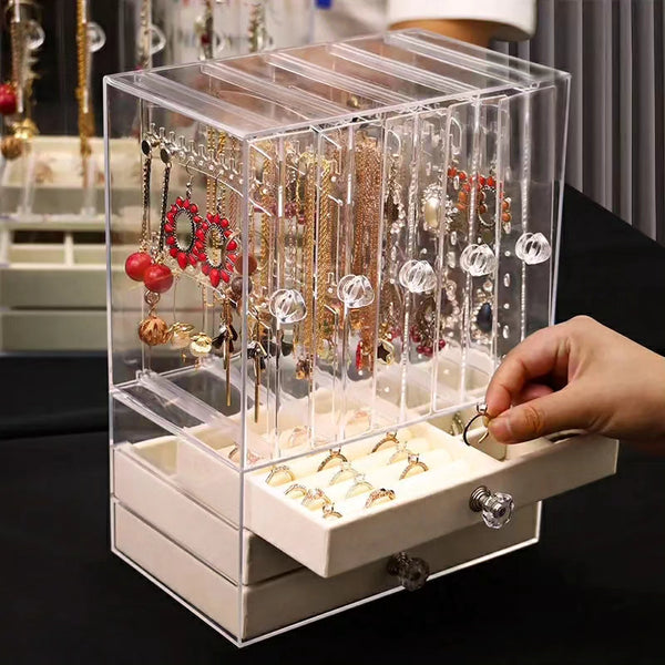 Large Transparent Acrylic Jewelry Storage Organizer