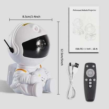 Astronaut galaxy projector led night light lamp