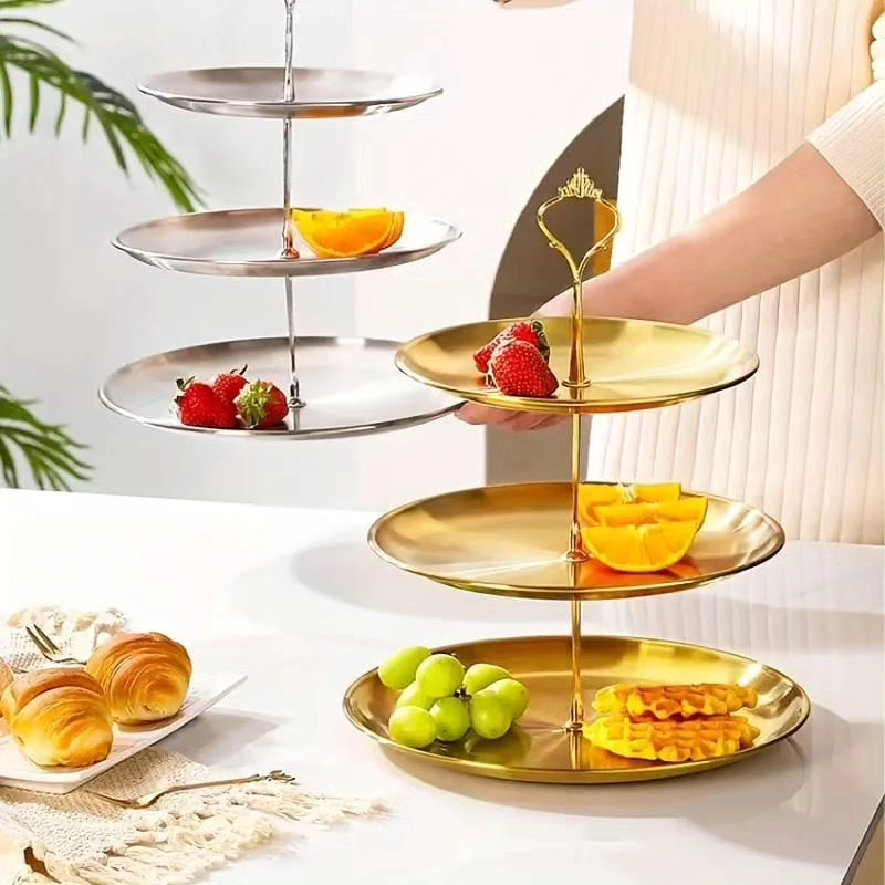 Stainless 3 tier cake stand