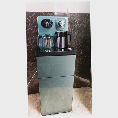 Bottom load water dispenser with kettle and tea pot
