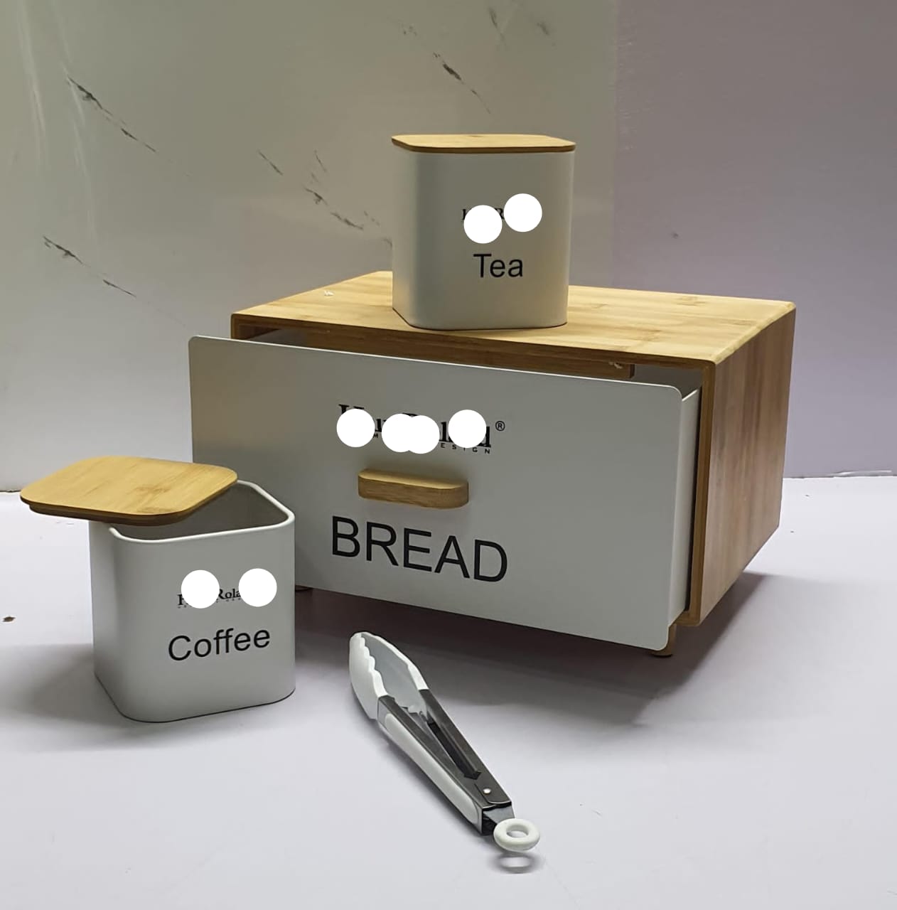 Bread bin cannisters set