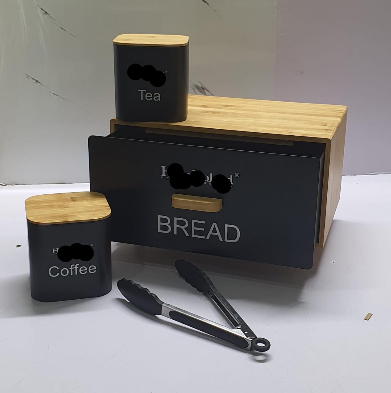 Bread bin cannisters set