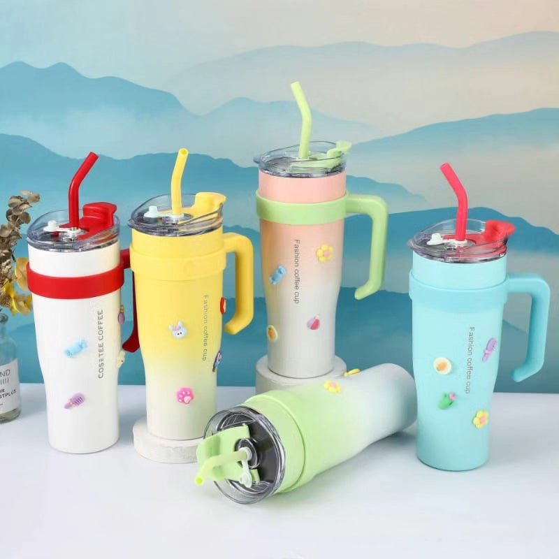 1200ml Insulated Portable Car Vacuum Thermal Cup