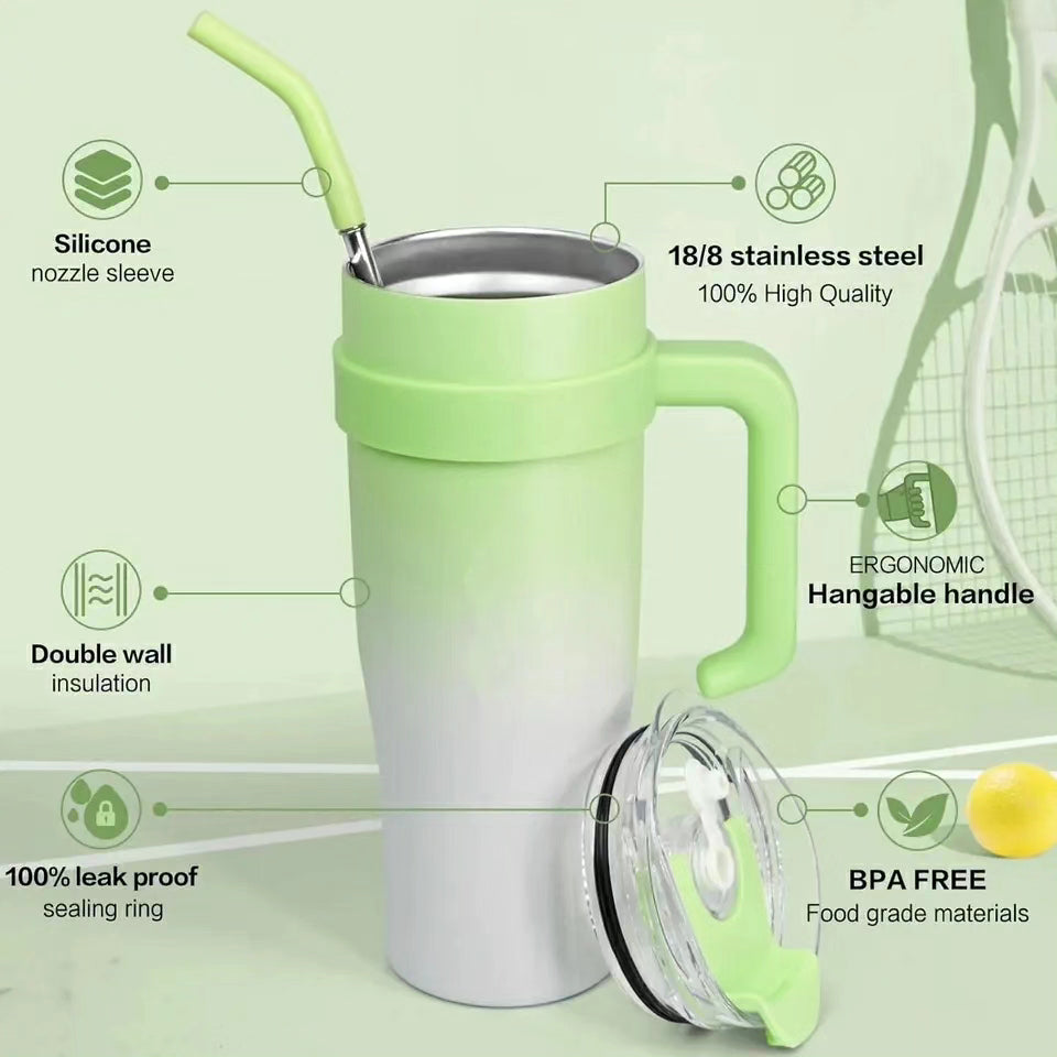 1200ml Insulated Portable Car Vacuum Thermal Cup