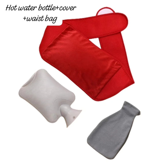 Waist bag and hot water bottle set