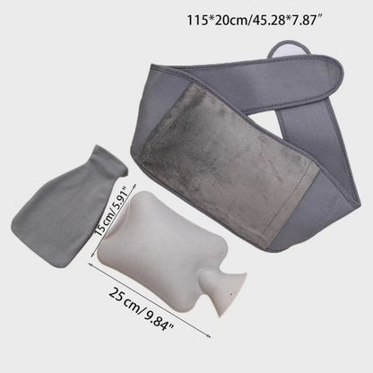 Waist bag and hot water bottle set