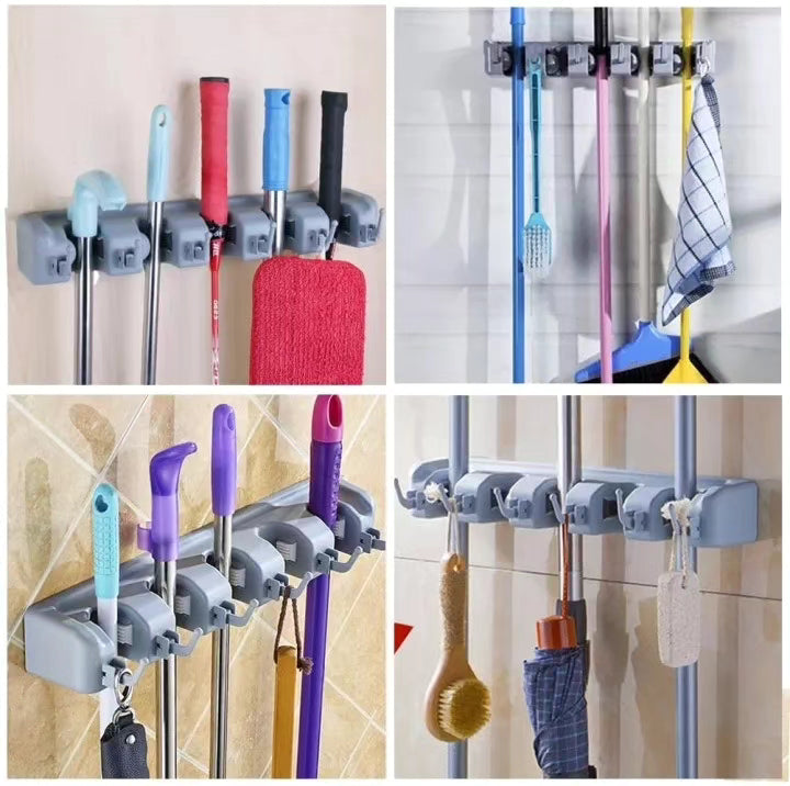 Broom mop holder