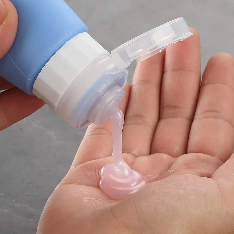 Silicone Travel Bottles Squeezable Containers