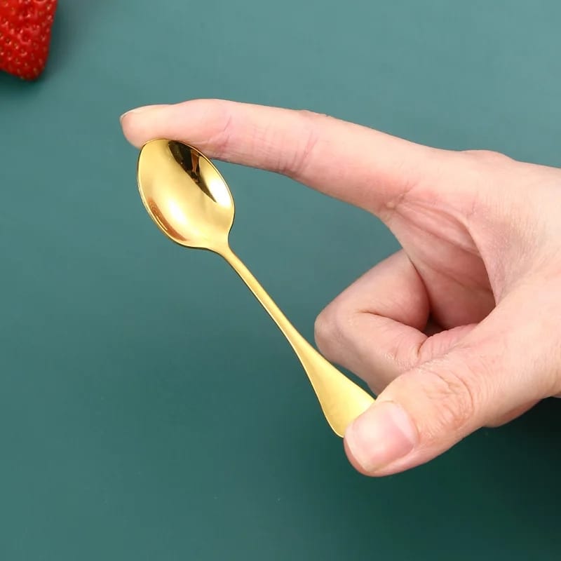 6Pc Golden tea spoons