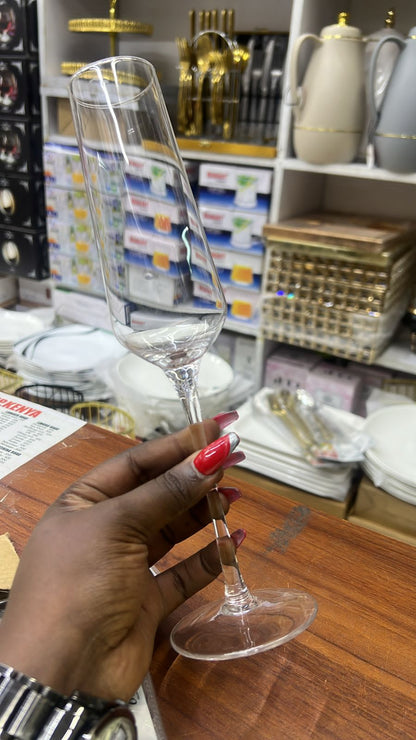 6 Champagne glasses gha