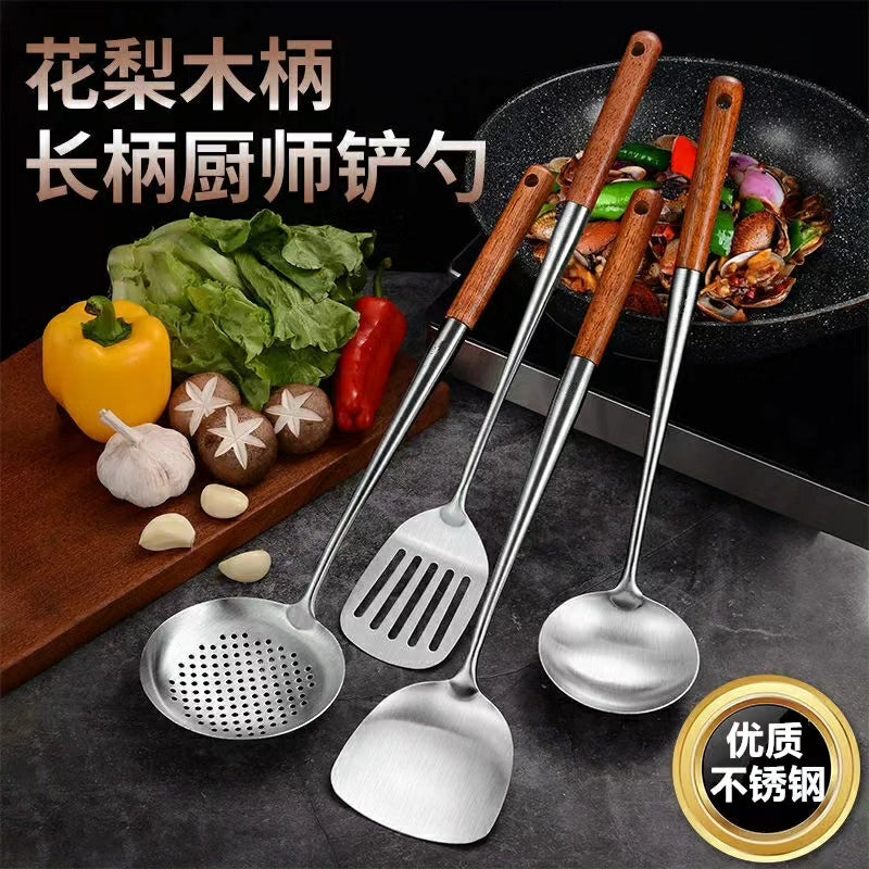 38cm Long Wooden Handle Serving Spoon