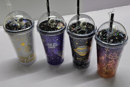 Astronaut smoothie tumbler
