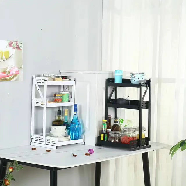 3Tier Multifunctional Foldable Kitchen Spice Rack/Storage Rack