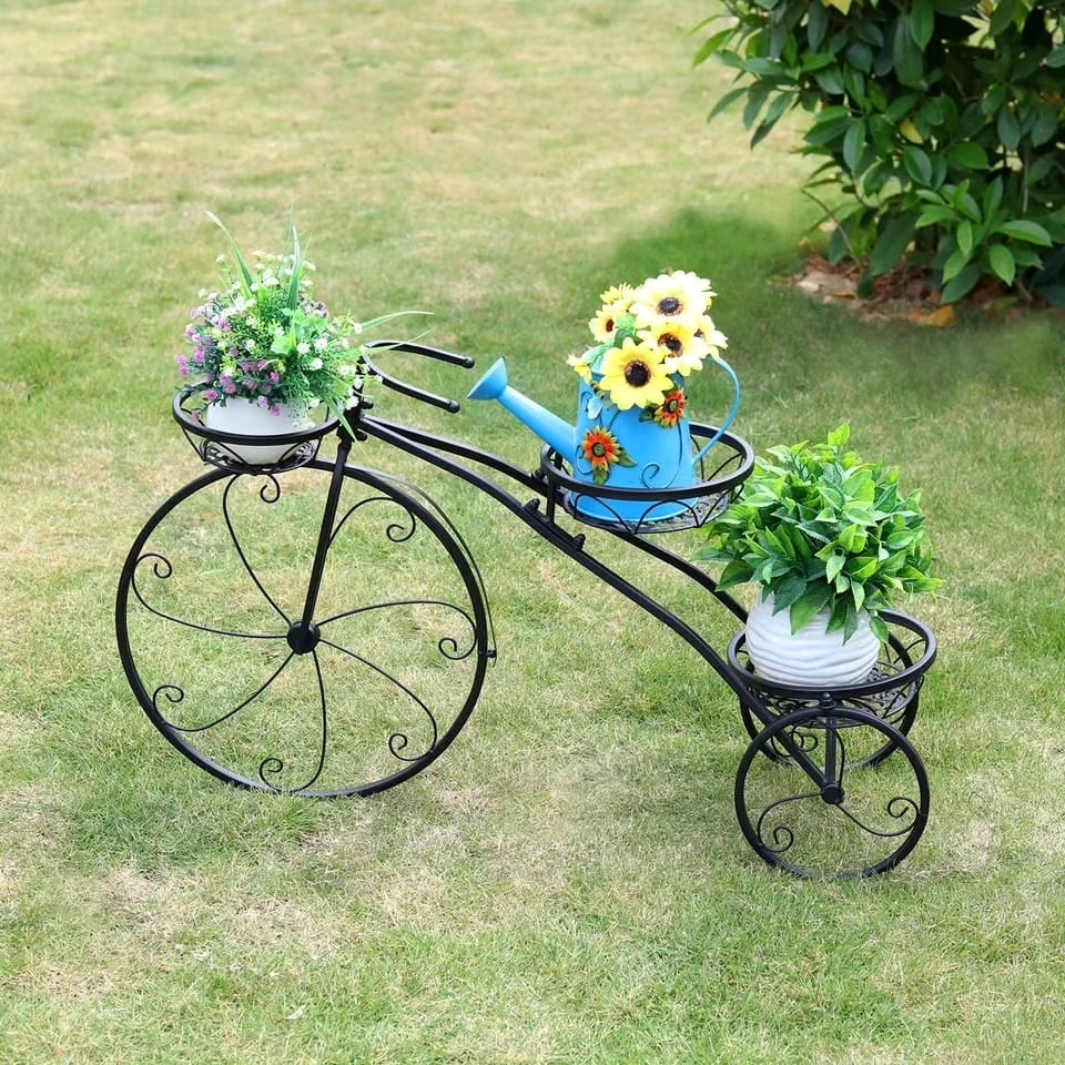 Creative Outdoor Flower Shelf