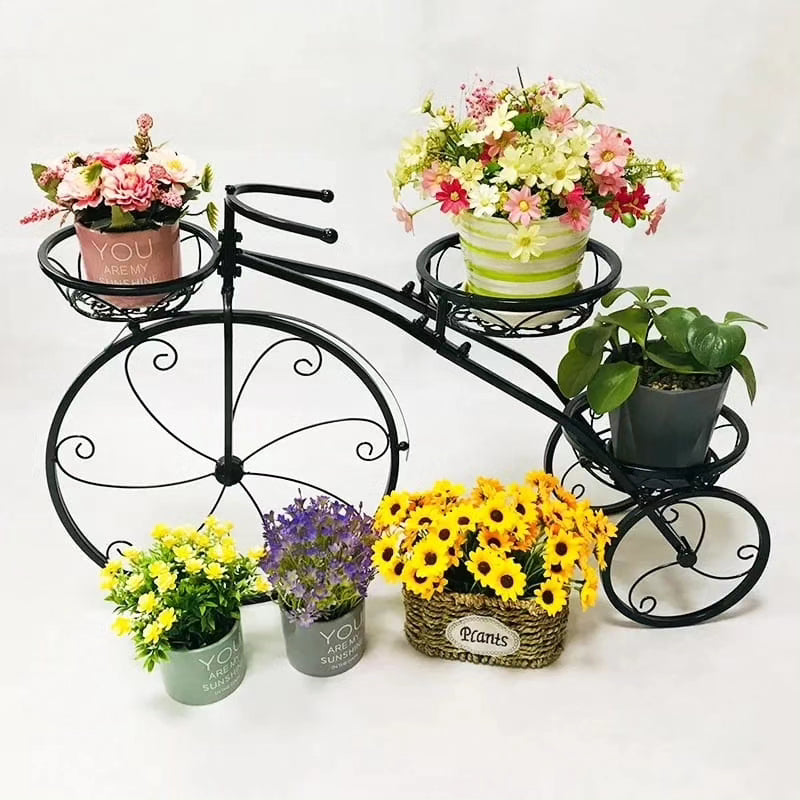 Creative Outdoor Flower Shelf