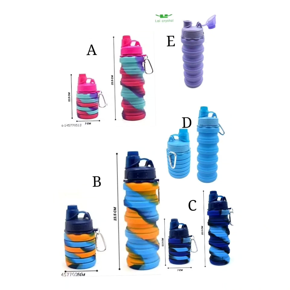 Foldable water bottle