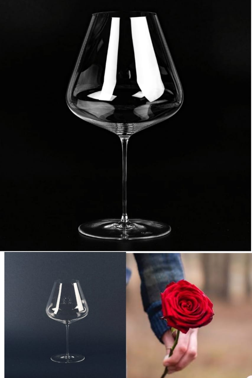 Large 800ml Bulb Wine Glasses 6pc