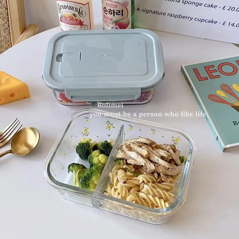 2grids glass lunch box