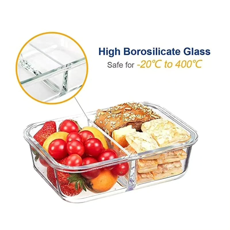 2grids glass lunch box