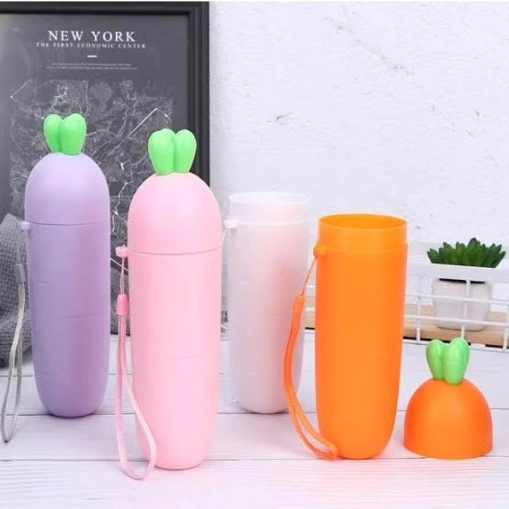 Carrot Themed Toothbrush holders 3pieces