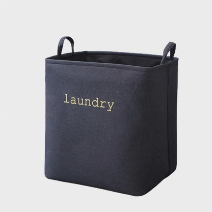 Laundry Basket Navy BlackNov