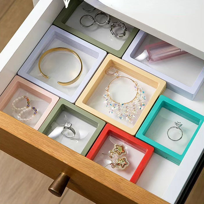 Transparent Pendant/Necklace/Bracelet/Ring Jewelry Storage Box