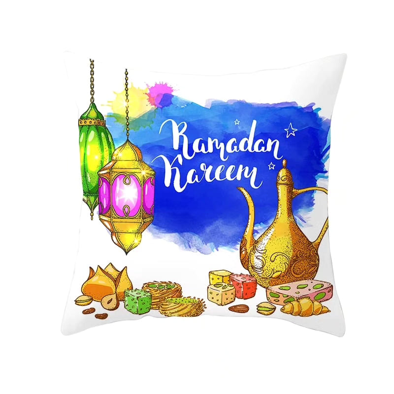 *Ramadhan Kareem / Eid Mubarak home decor cushion cover throw pillow case