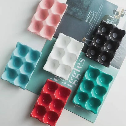 Ceramic egg tray