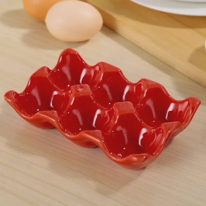 Ceramic egg tray