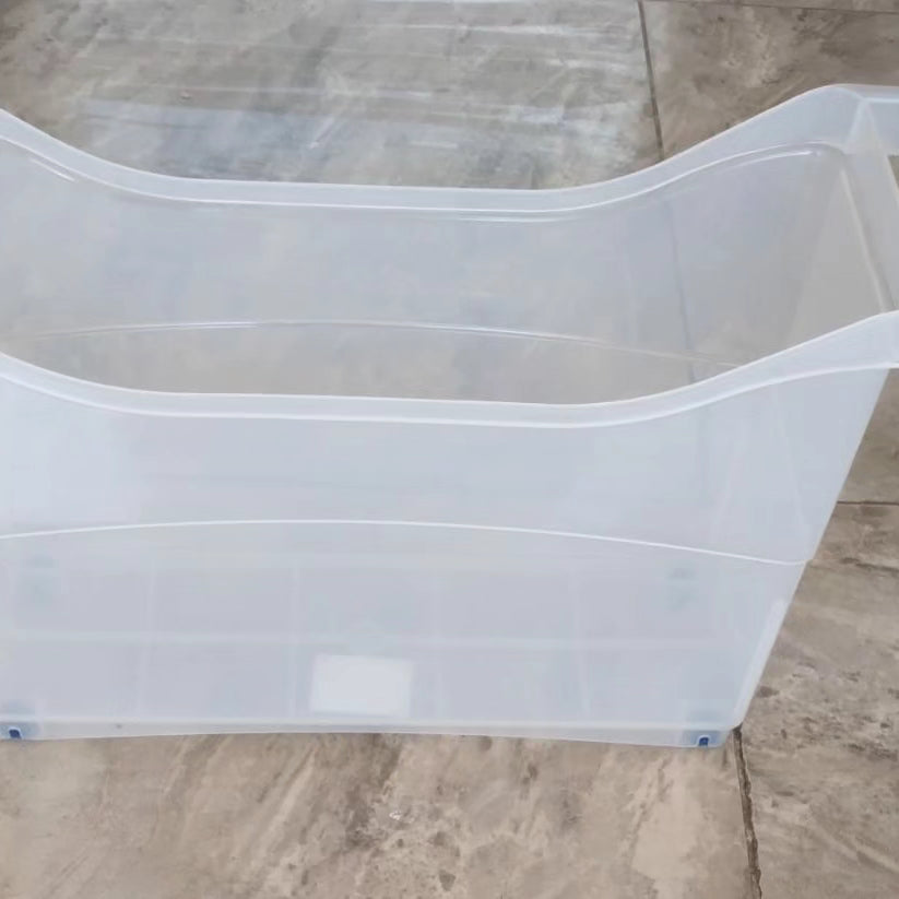 Multifunctional Plastic Storage Basket with Wheels