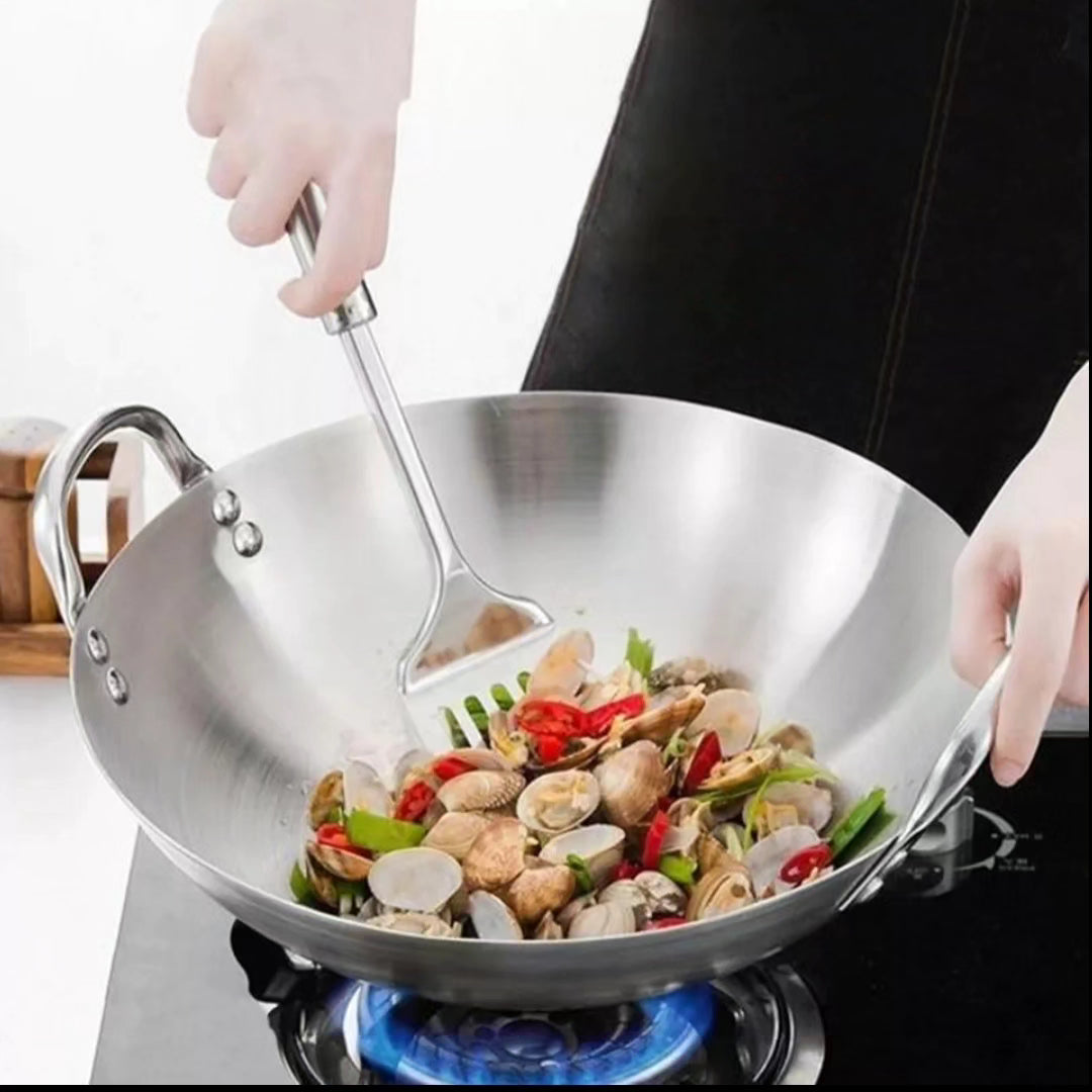 Aluminium Heavy Deep Wok Pan~