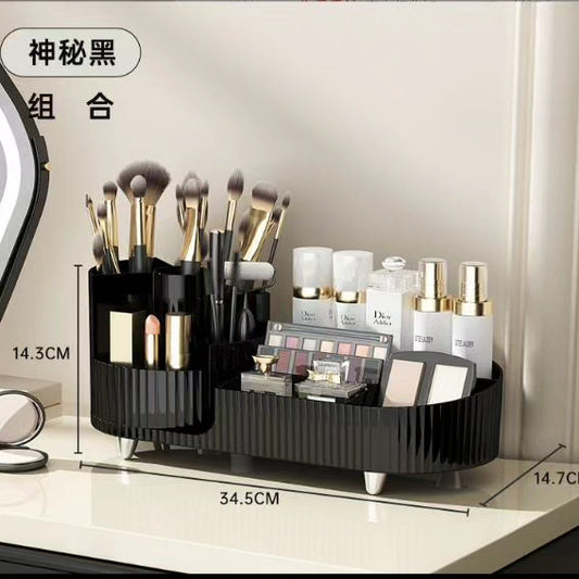 Rotatable Cosmetic Storage Box BlackNov