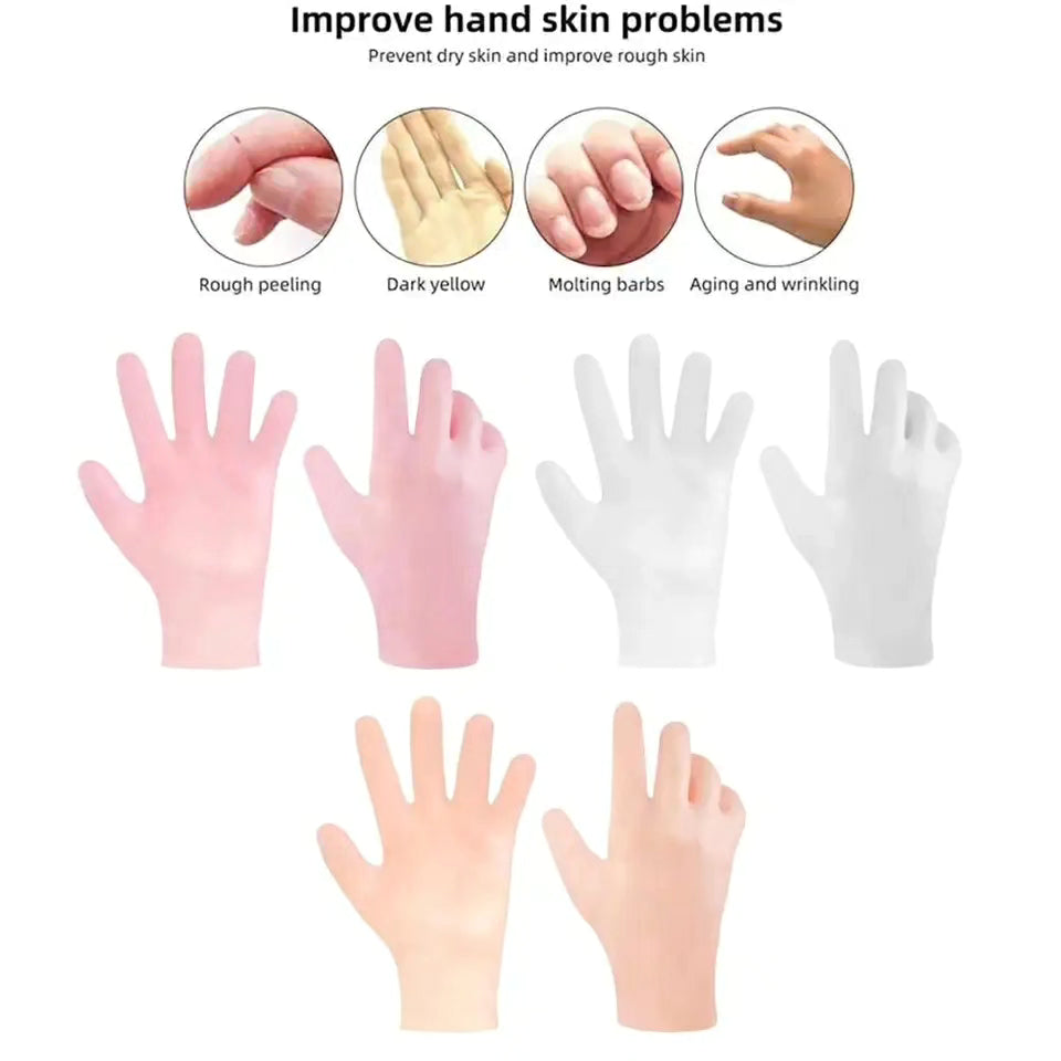 Silicone Moisturizing Spa Gel Gloves