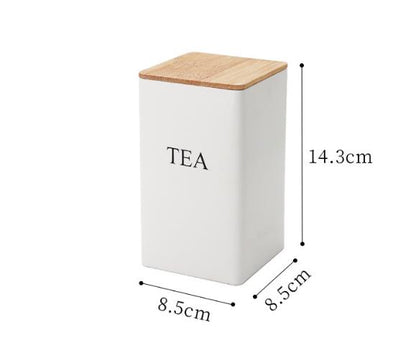 Set of 3 coffee sugar tea connisters