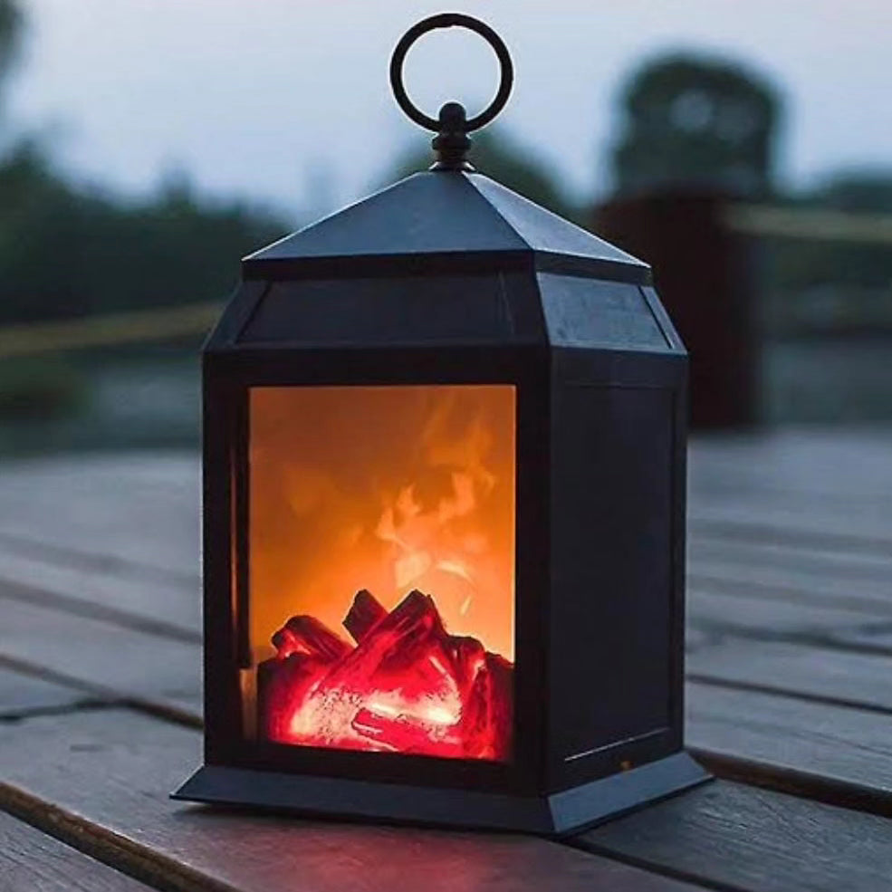 Fire place themed lantern