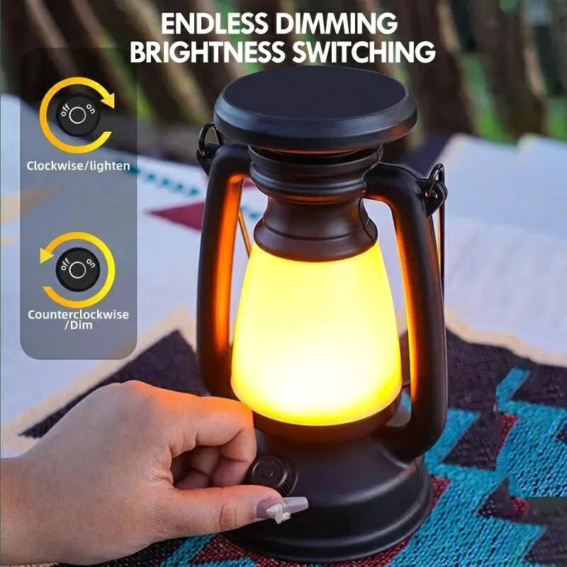 Solar/Rechargeable Lantern Lamp