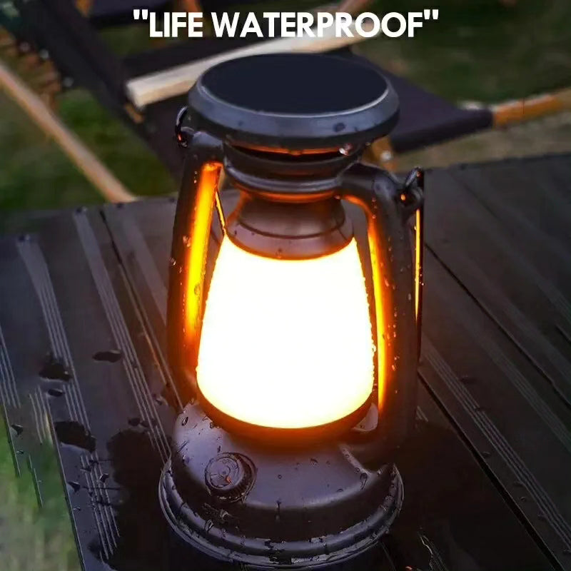 Solar/Rechargeable Lantern Lamp